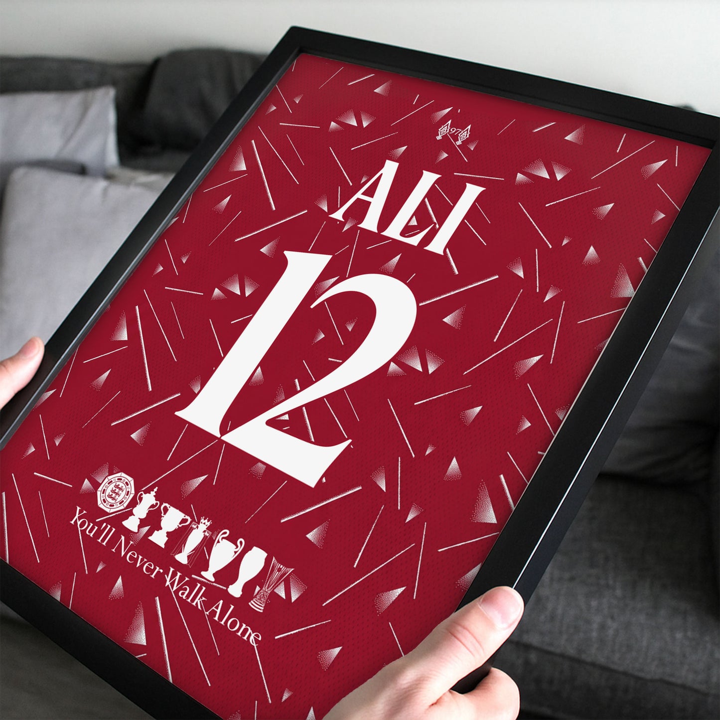 Customized Liverpool 26/27 Home Kit Framed Poster
