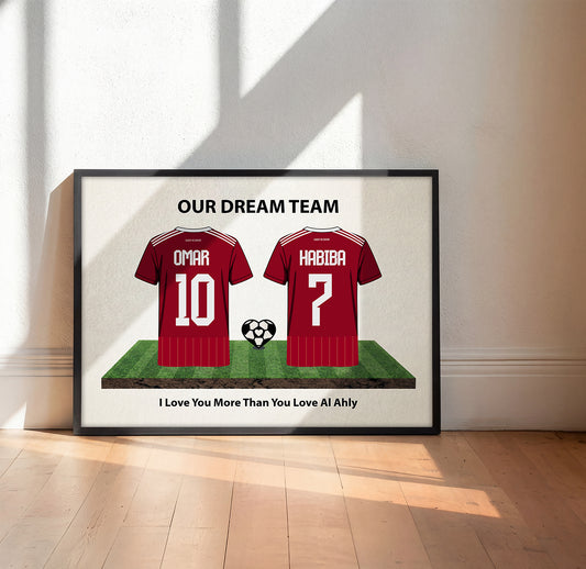 Personalized Al Ahly SC Couple's Dream Team Kit