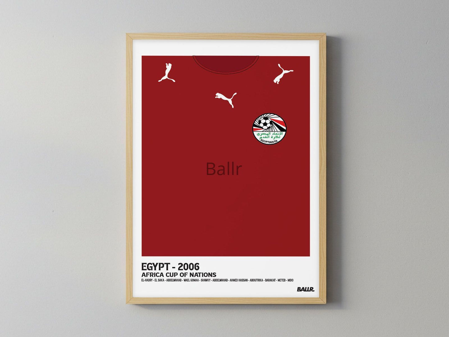 Egypt Afcon'06 Front ( Framed Poster )