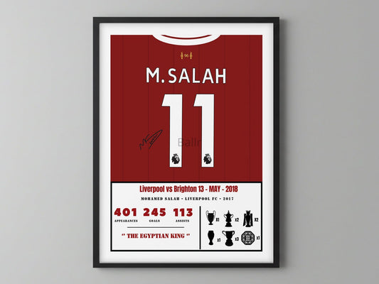 Mohamed Salah's Iconic Season 17/18 Kit