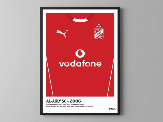 Al Ahly 2006 Front Kit ( Framed Poster )