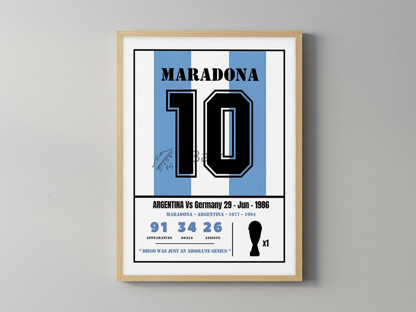 Maradona The Golden Boy Kit
