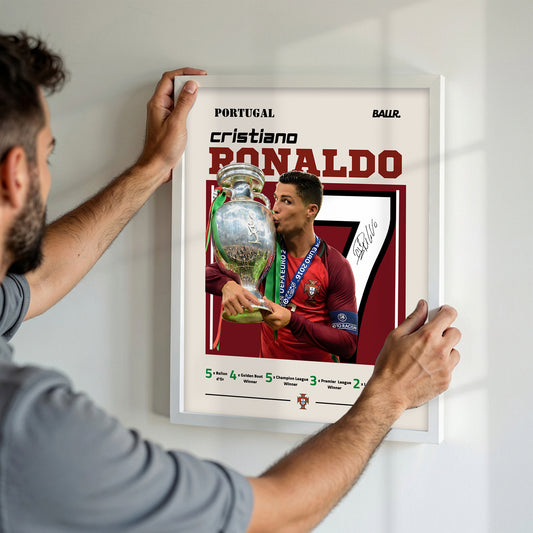 Cristiano Ronaldo Winning The Euros 2016