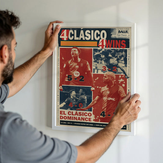 4 Clásicos 4 Wins for Barcelona