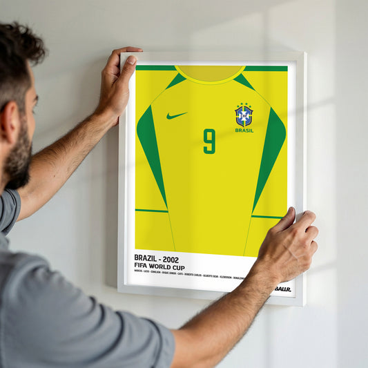 Brazil R9 WC'02 Front Kit ( Framed Poster )