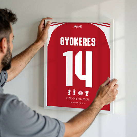 Gyokeres Arsenal Kit 25/26