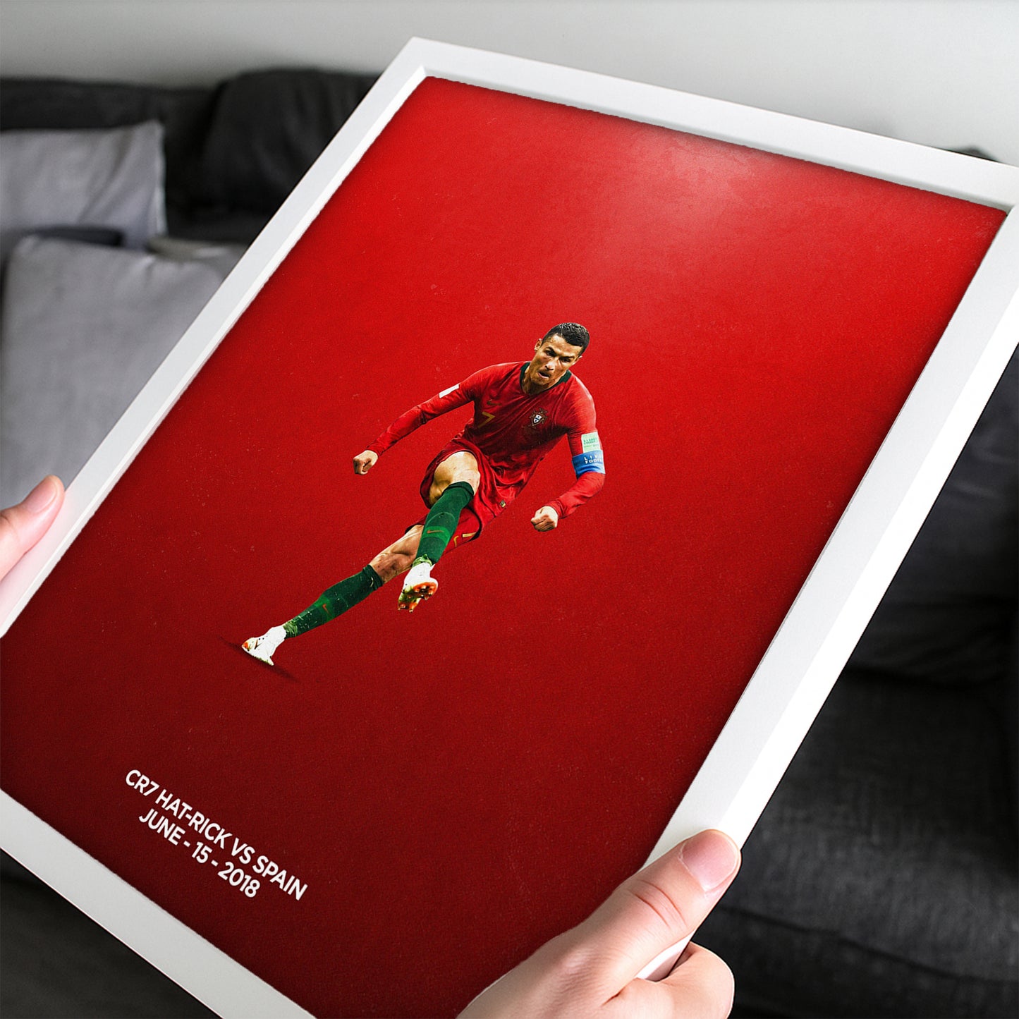 Cristiano Ronaldo Hat-Rick Vs Spain