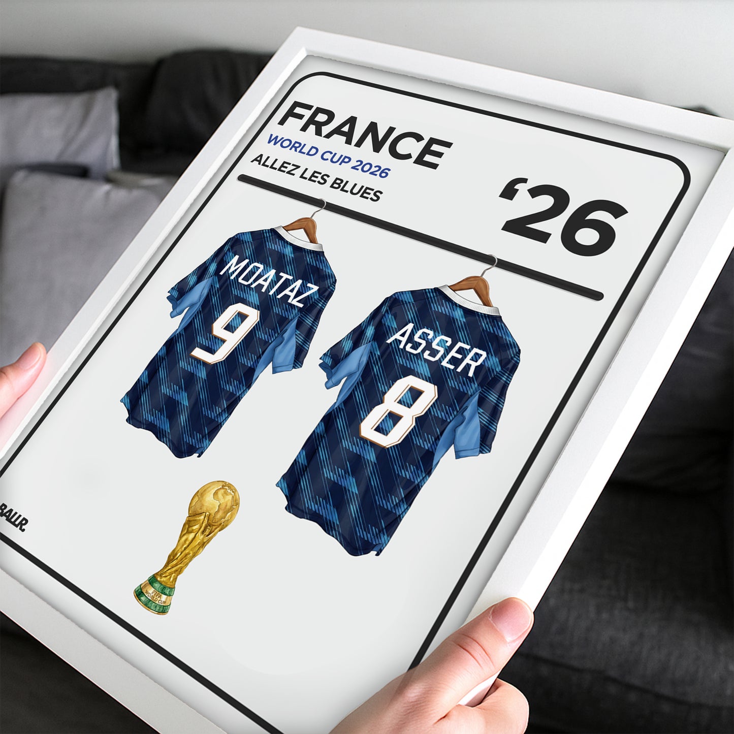 France Personalised Locker Room World Cup Kit 2026