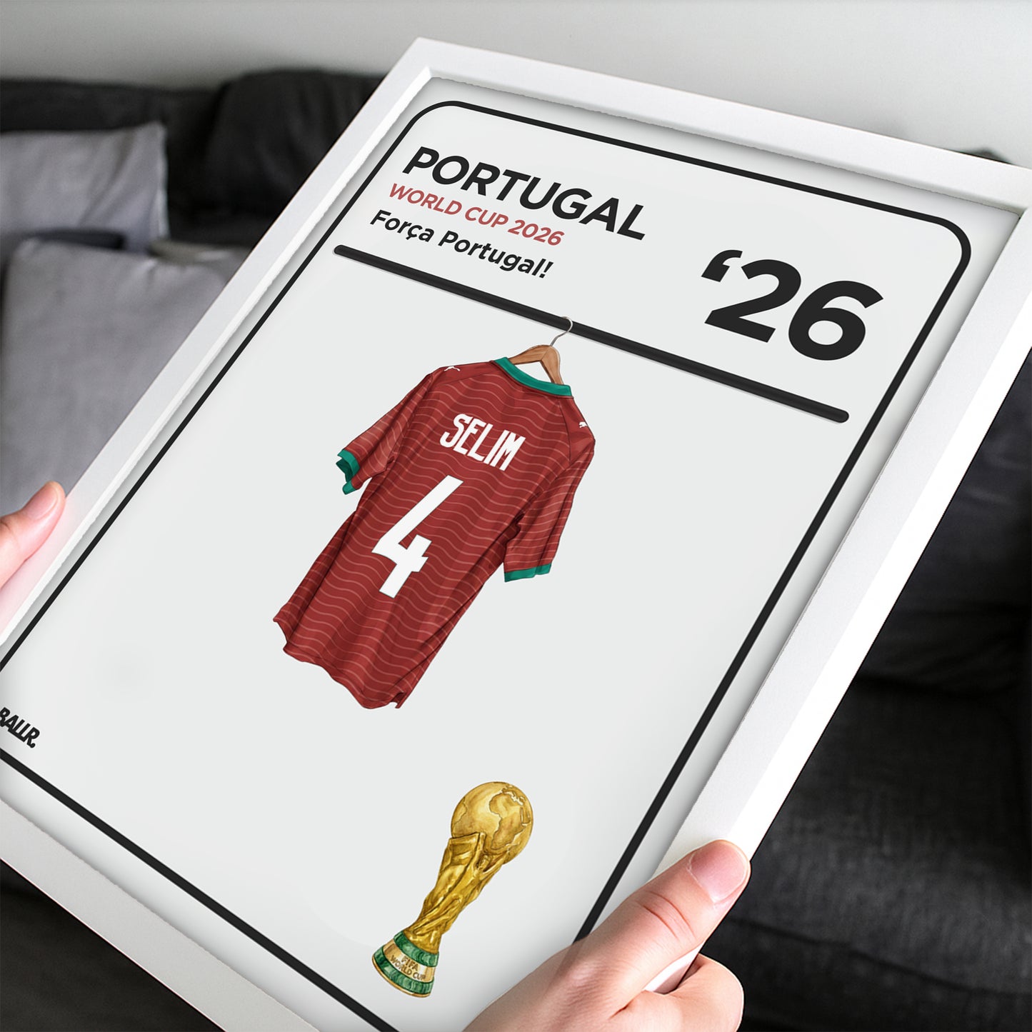 Personalised Locker Room Kit Portugal 2026 World Cup