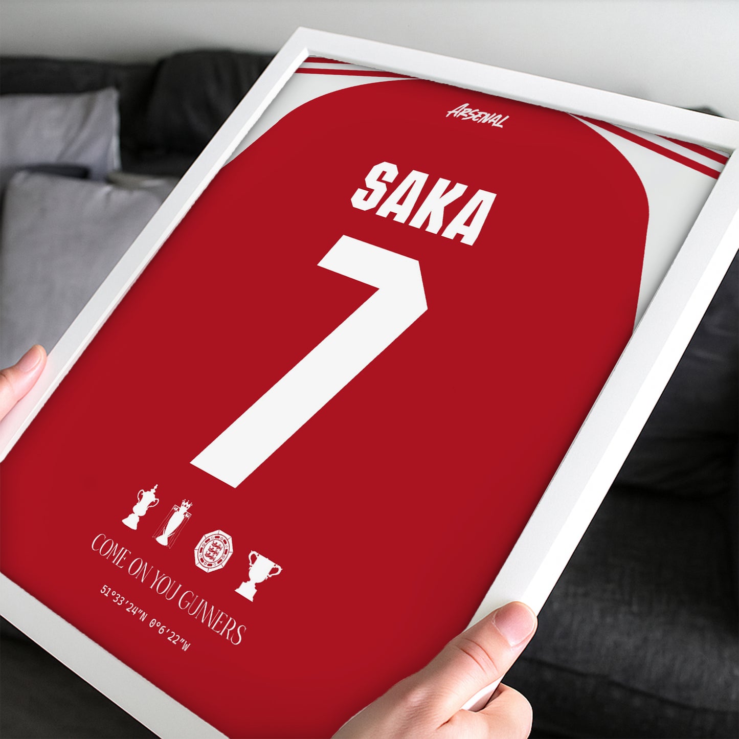 Bukayo Saka Arsenal Kit 25/26