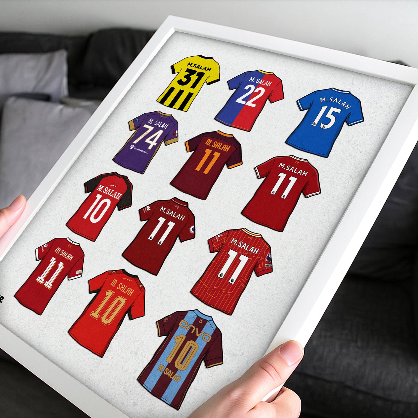 Mohamed Salah Clubs Legacy Kits Version
