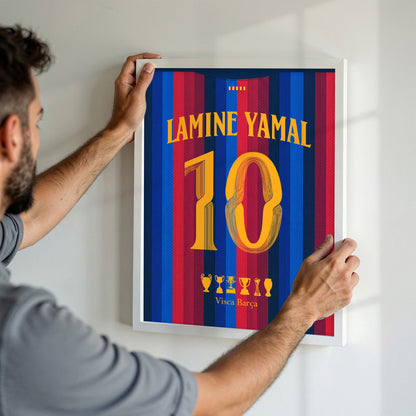 Lamine Yamal Poster Barcelona Kit 26/27