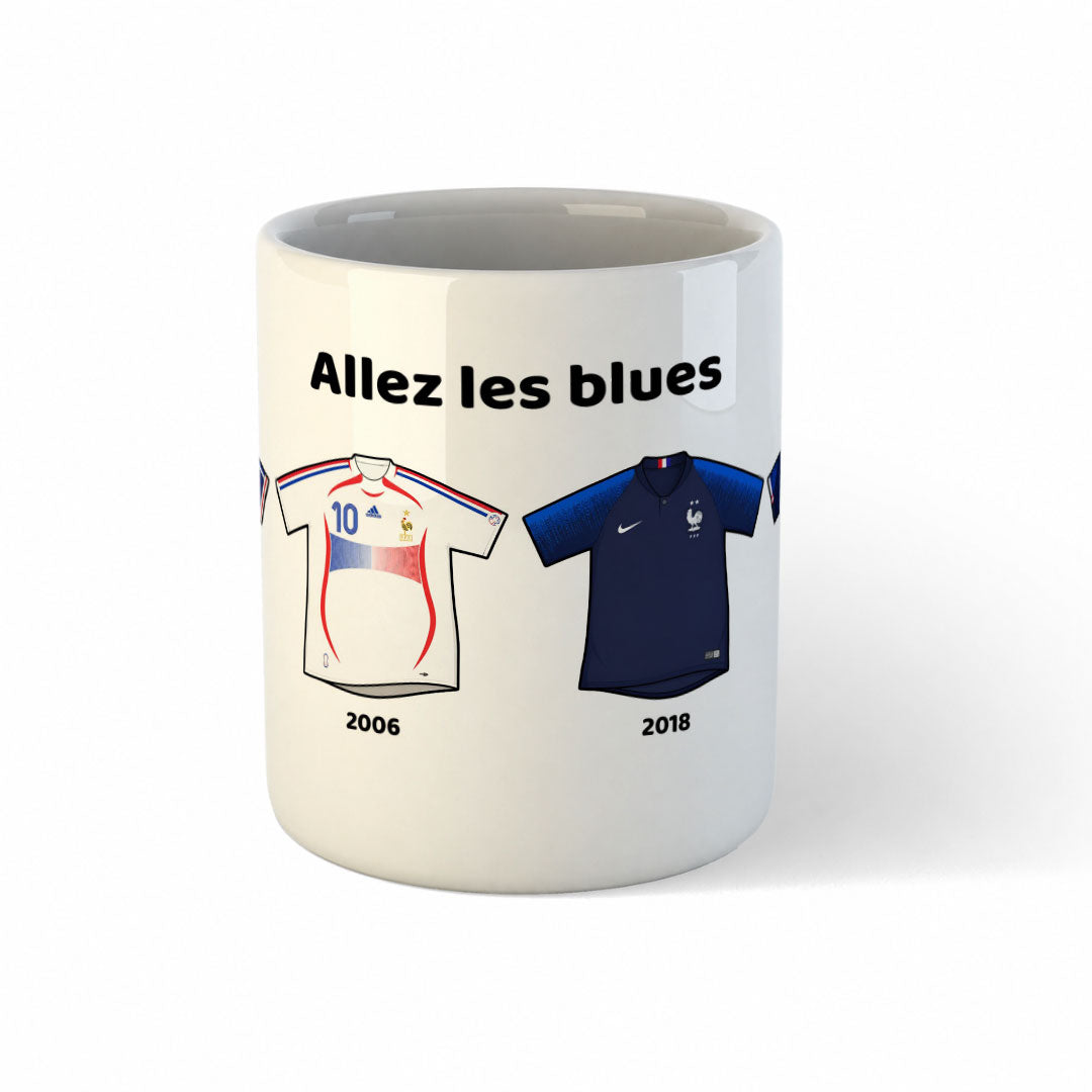 France World Cup History Kits MUG