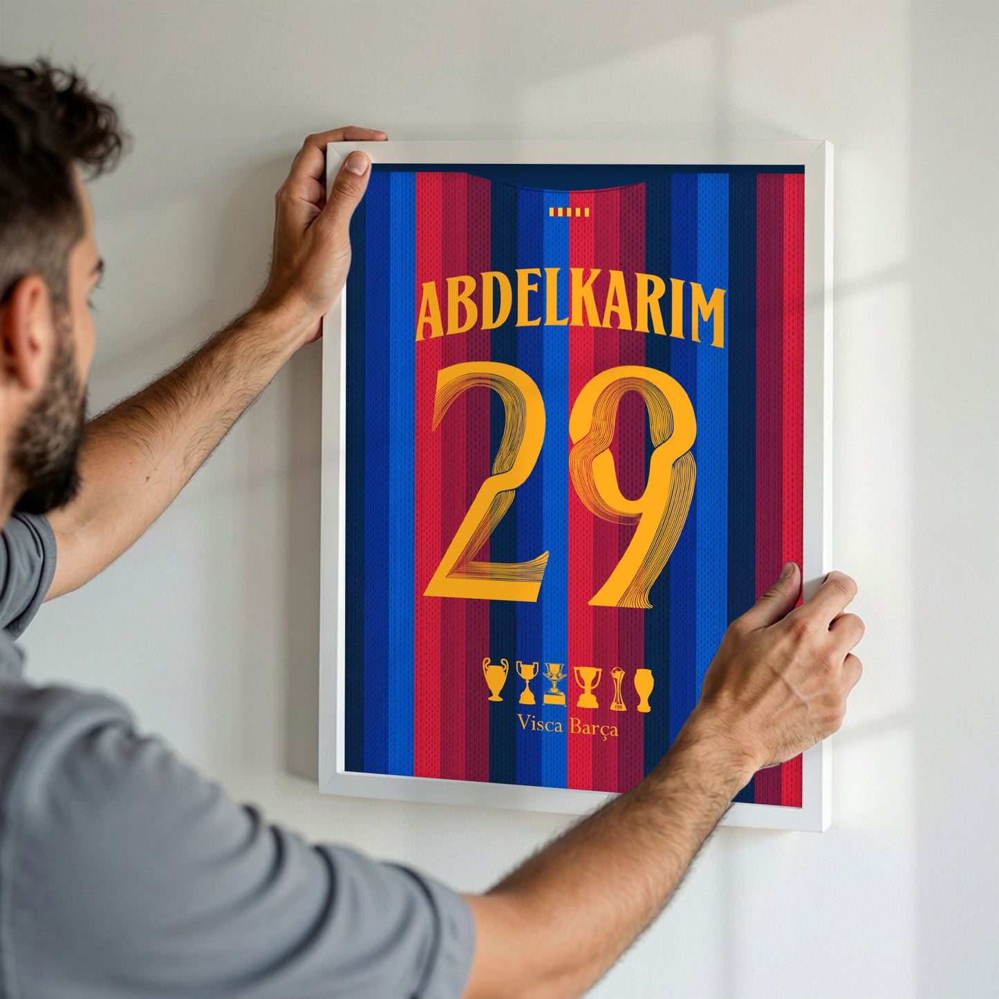 Hamza Abdelkarim Barcelona Poster Kit