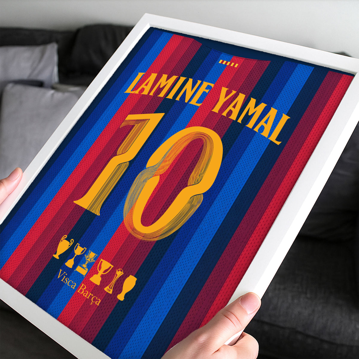 Lamine Yamal Poster Barcelona Kit 26/27