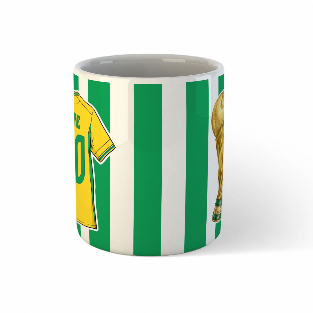 Personalised Brazil 2026 World Cup MUG