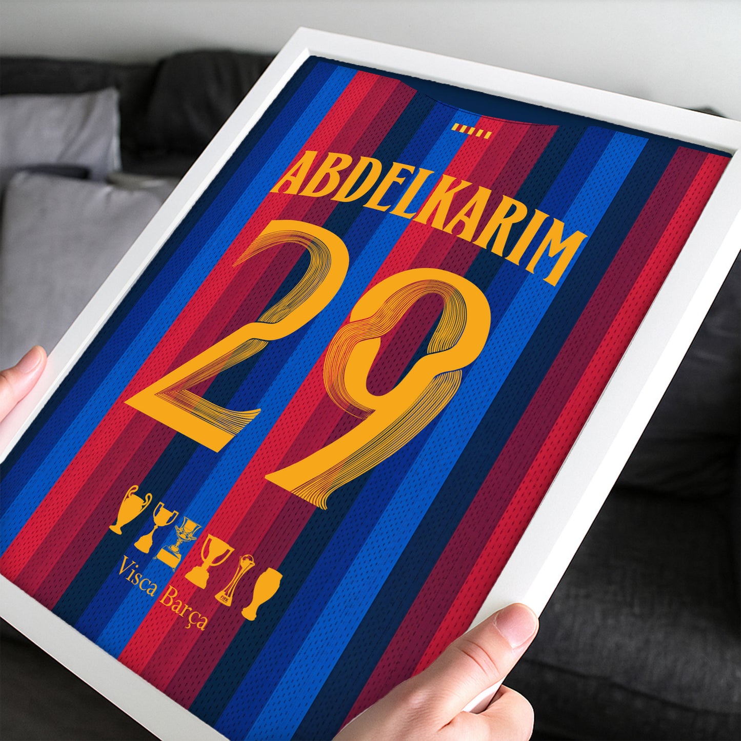 Hamza Abdelkarim Barcelona Poster Kit