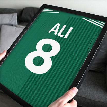 Customized ZED FC 26/27 Home Kit Framed Poster