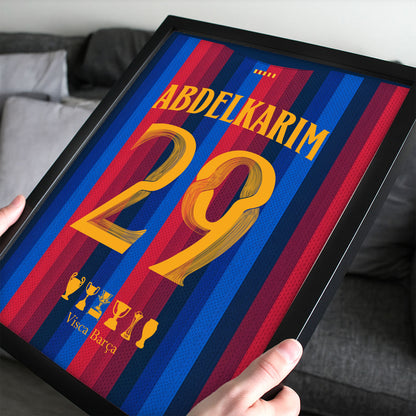 Hamza Abdelkarim Barcelona Poster Kit