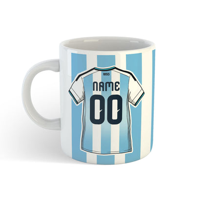 Personalised Argentina World Cup Kit MUG