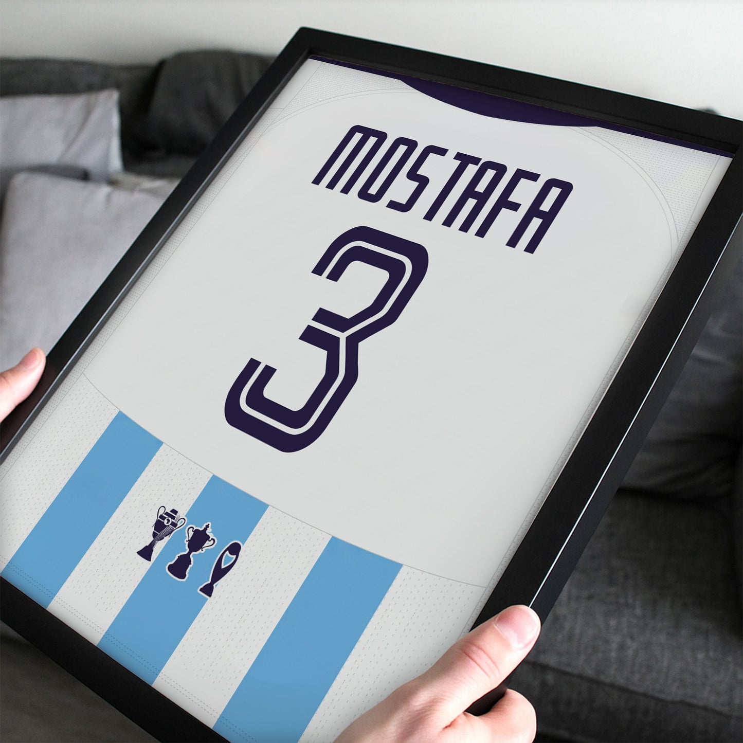 Customized Pyramids FC 26/27 Home Kit Framed Poster