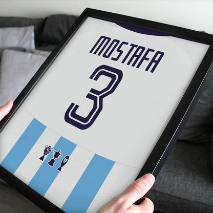 Customized Pyramids FC 26/27 Home Kit Framed Poster
