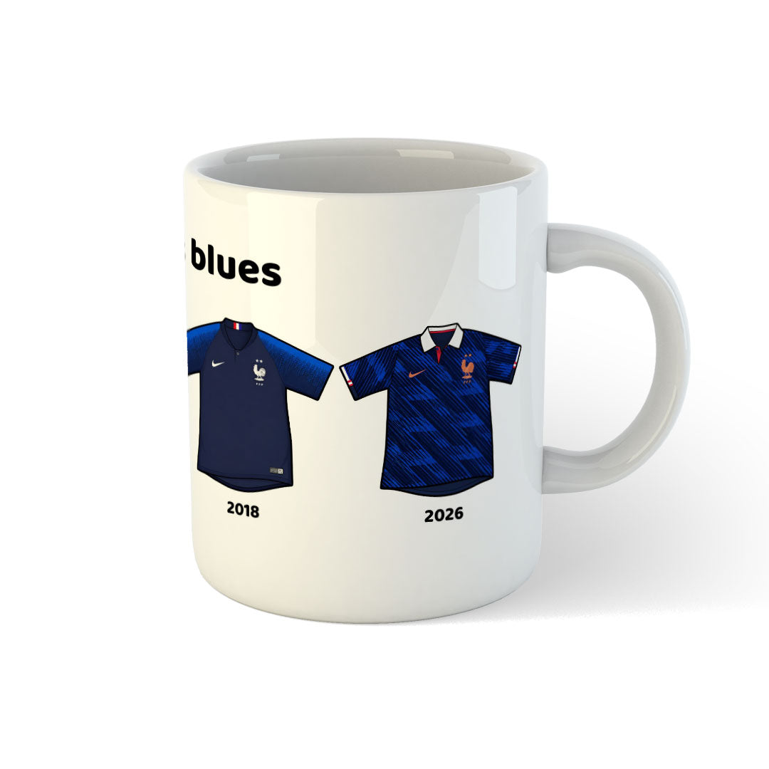 France World Cup History Kits MUG