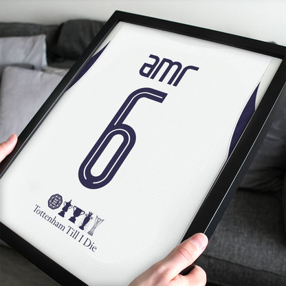 Customized Totenham 26/27 Home Kit Framed Poster