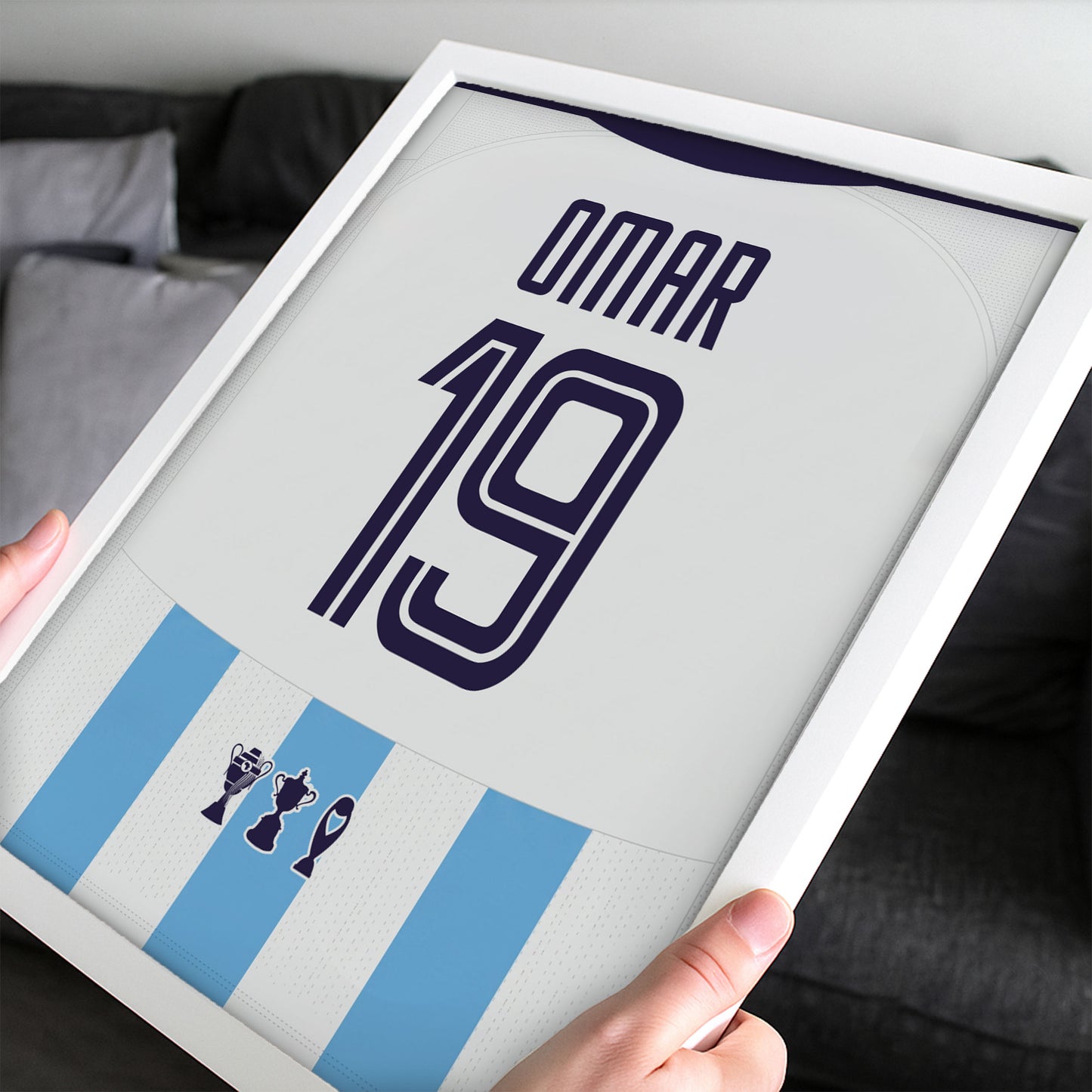 Customized Pyramids FC 26/27 Home Kit Framed Poster