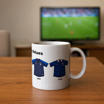 France World Cup History Kits MUG
