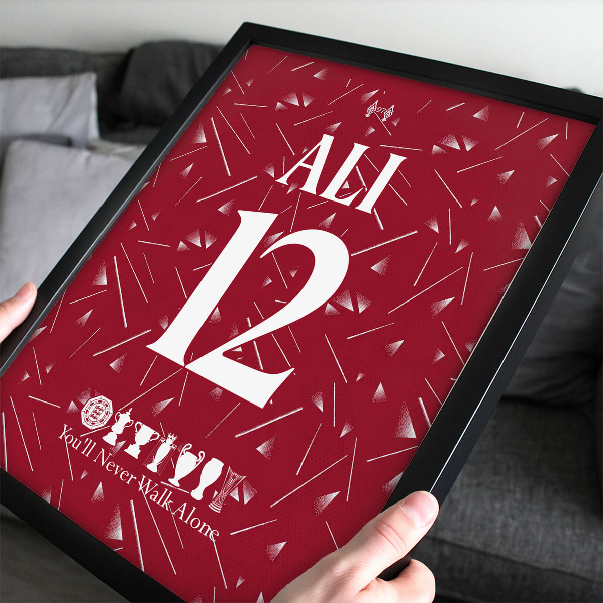 Customized Liverpool 26/27 Home Kit Framed Poster