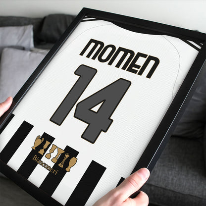 Customized Juventus 26/27 Home Kit Framed Poster