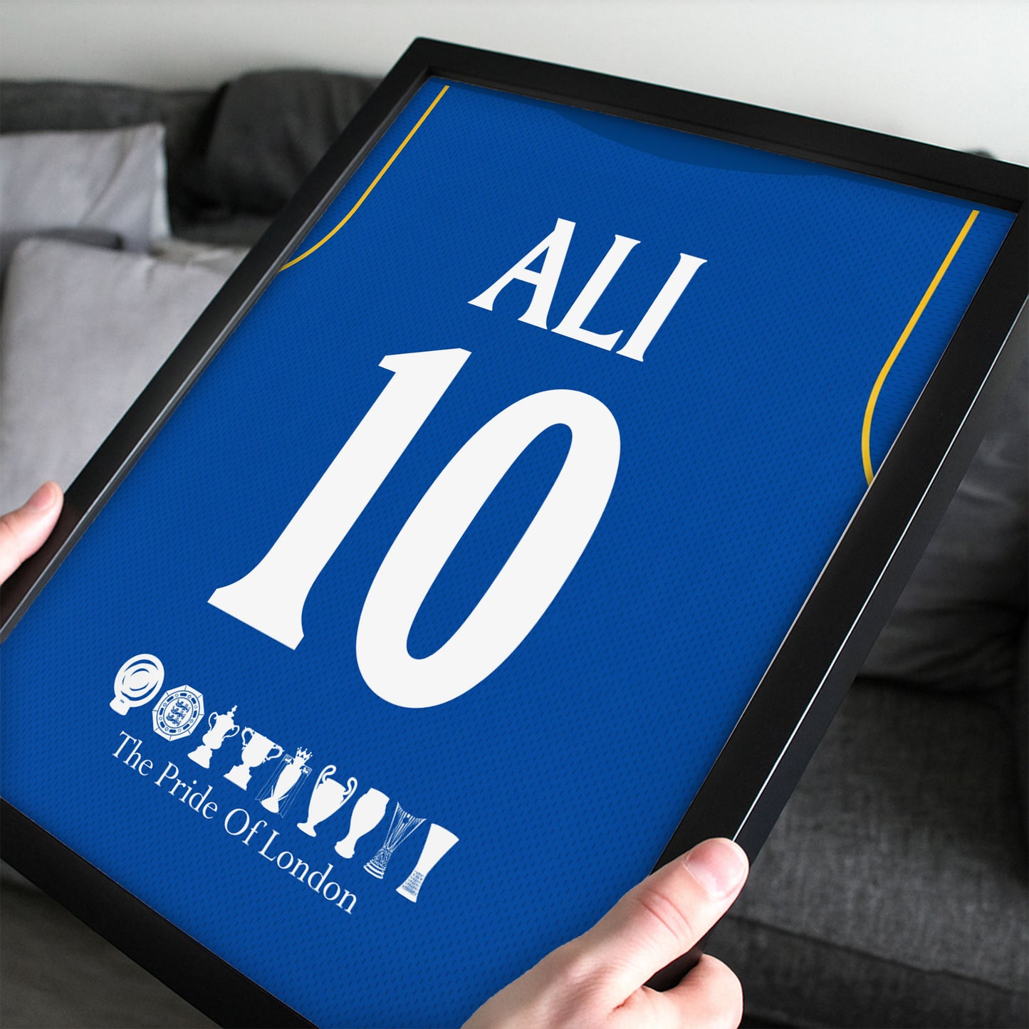 Customized Chelsea 26/27 Home Kit Framed Poster