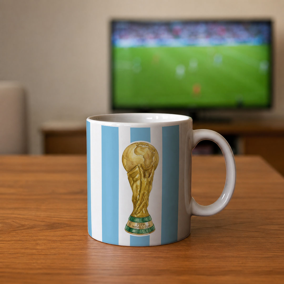 Personalised Argentina World Cup Kit MUG