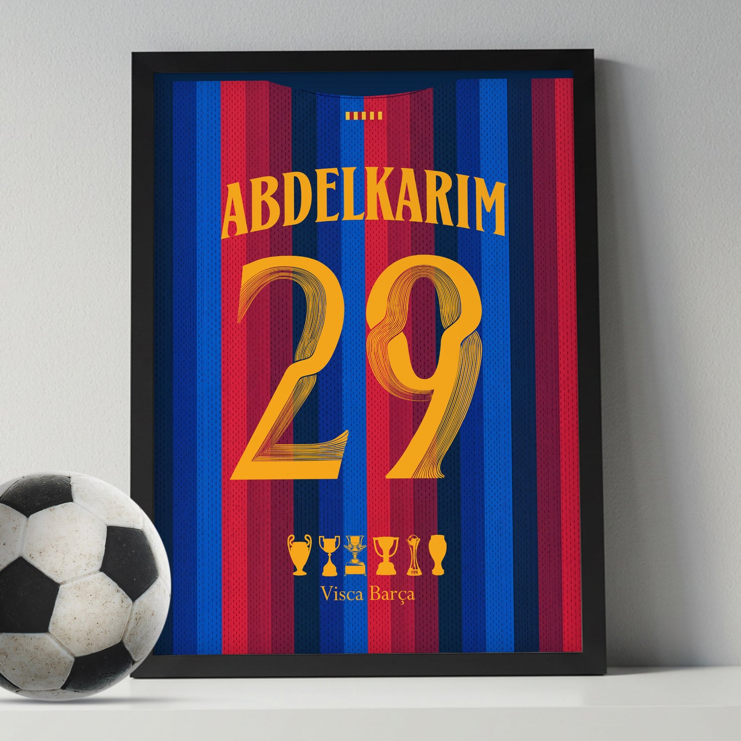 Hamza Abdelkarim Barcelona Poster Kit