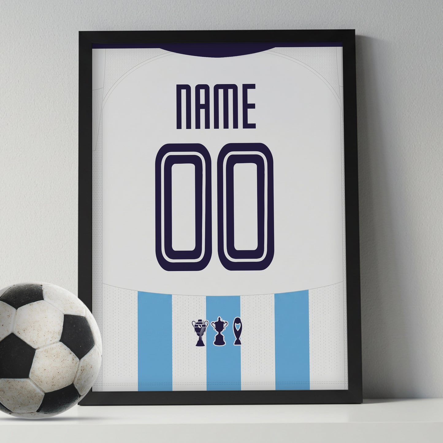 Customized Pyramids FC 26/27 Home Kit Framed Poster