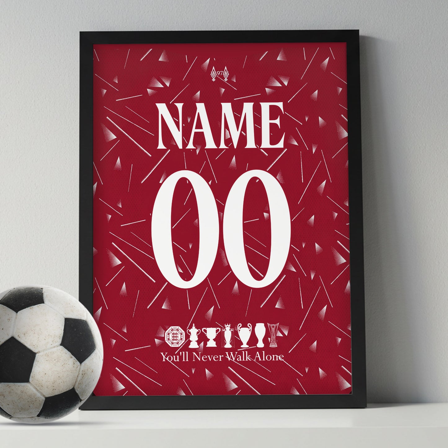 Customized Liverpool 26/27 Home Kit Framed Poster