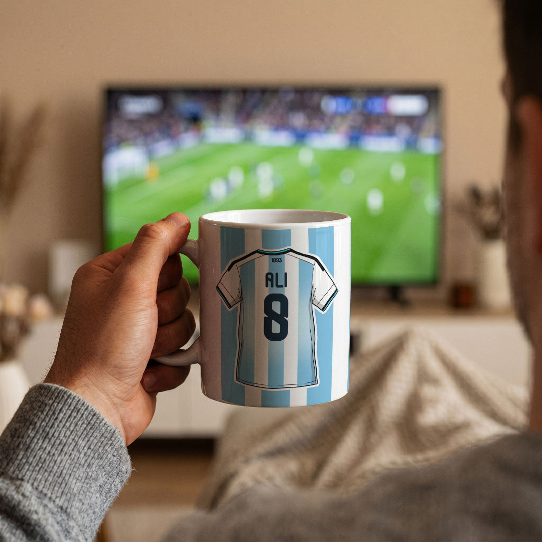 Personalised Argentina World Cup Kit MUG
