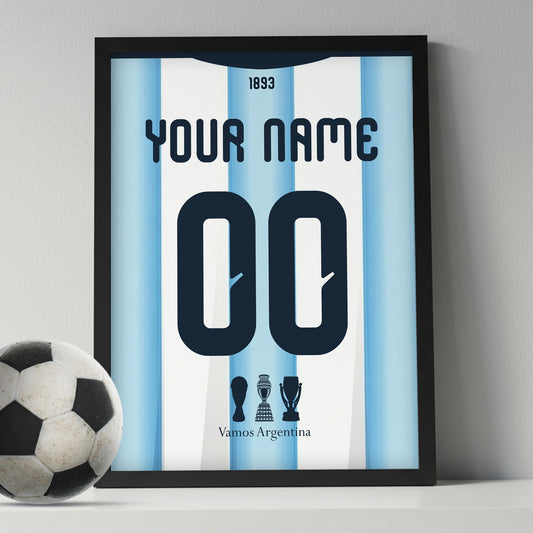 Personalised Kit Argentina 2026 World Cup