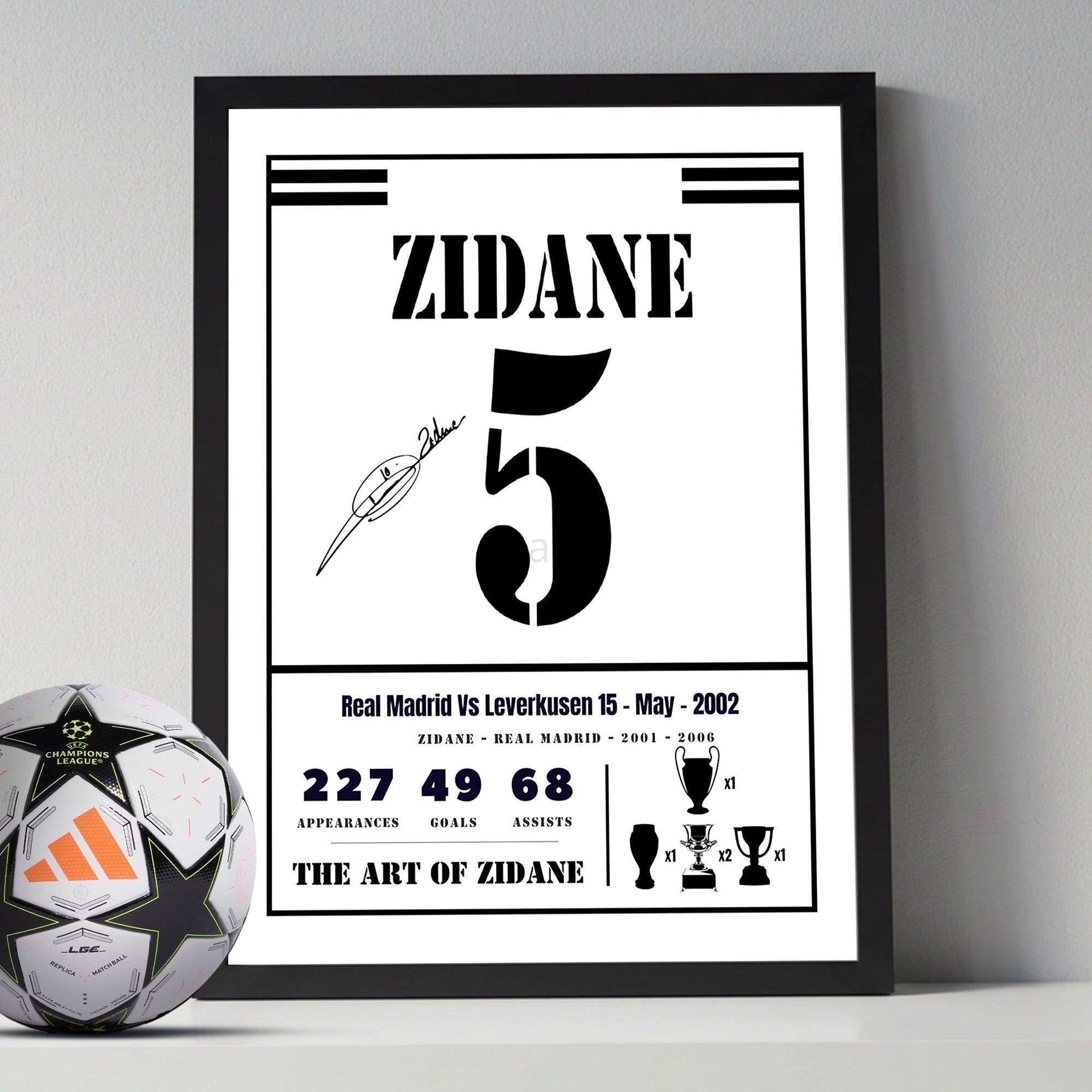 Zidane Kit 2002 Vs Leverkusen