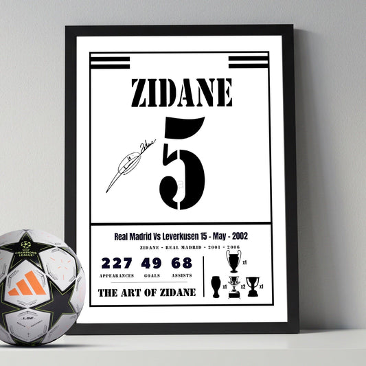 Zidane Kit 2002 Vs Leverkusen