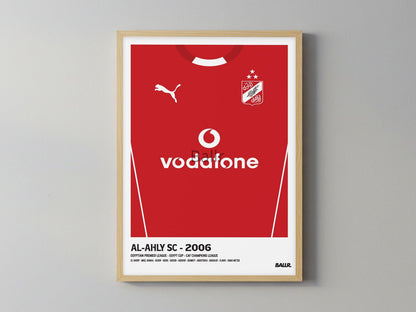 Al Ahly 2006 Front Kit ( Framed Poster )