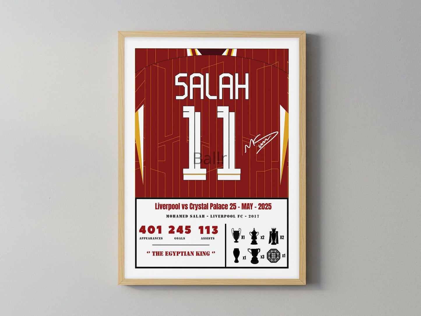 Mohamed Salah's Iconic Season 24/25 Kit