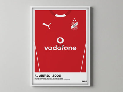 Al Ahly 2006 Front Kit ( Framed Poster )