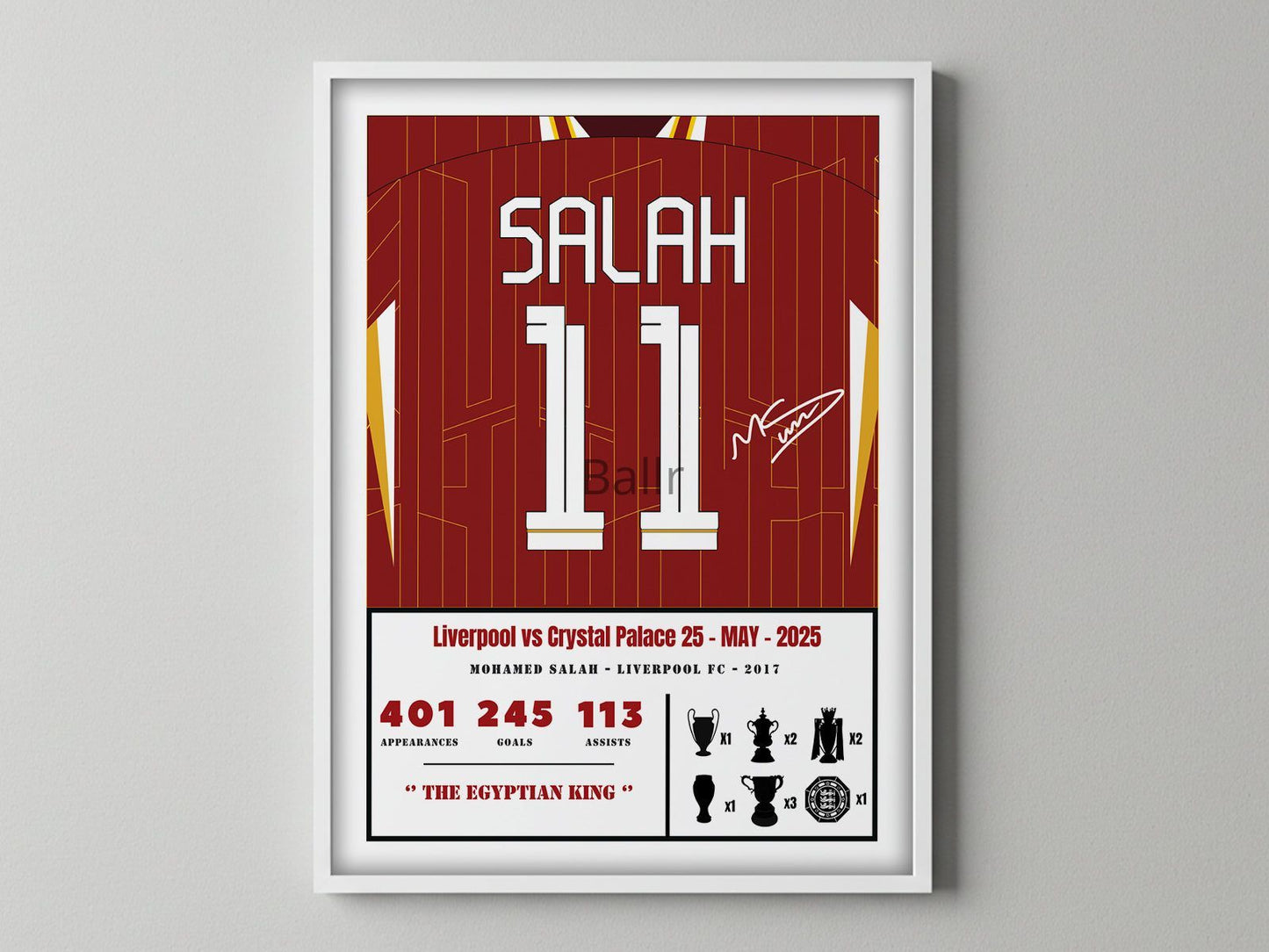 Mohamed Salah's Iconic Season 24/25 Kit