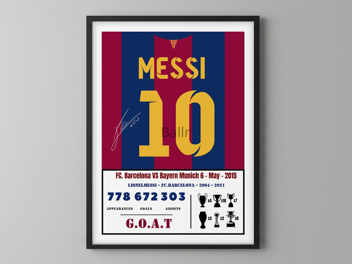 Messi Goal vs Bayern Munich 2015 Kit