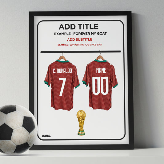 You & Ronaldo Customized Portugal Locker Room Kit