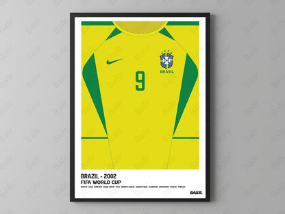 Brazil R9 WC'02 Front Jersey