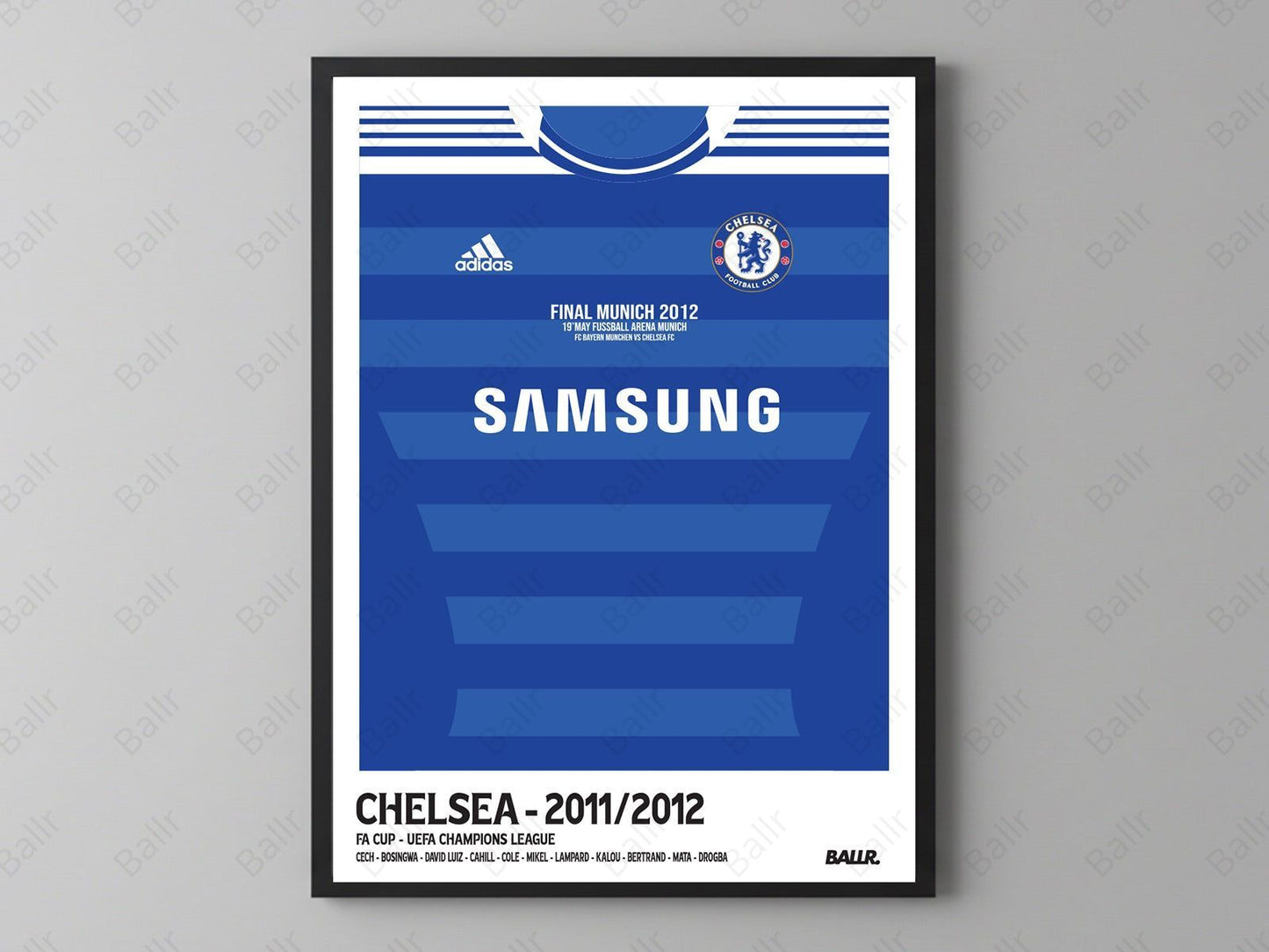 Chelsea UCL Final Front Kit Front
