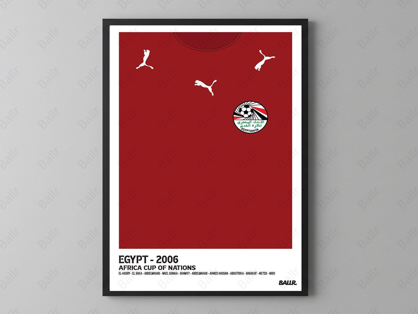 Egypt Afcon'06 Front Jersey